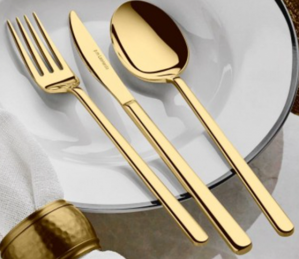 PM Leonardo Dali Gold 84 Parça Çatal Kaşık Bıçak Takımı
