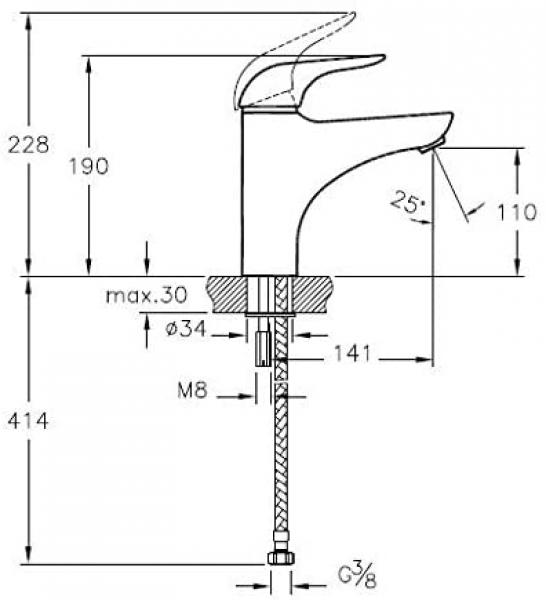 Artema Ares A41632 Lavabo Bataryası