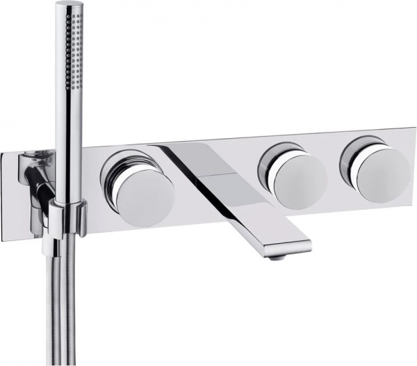 VitrA Memoria A4231757 Banyo Bataryası (Krom / Beyaz)