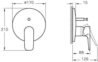 Artema X-Line Ankastre A42251 Banyo Bataryası