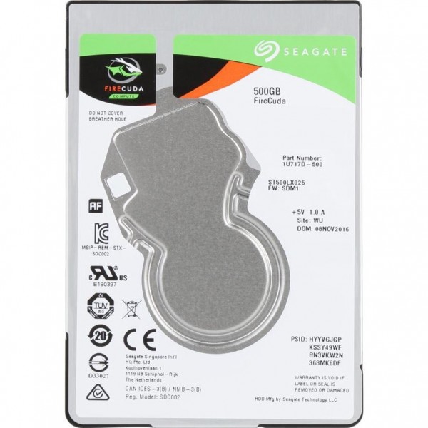 Seagate FireCuda SSHD (500 GB)
