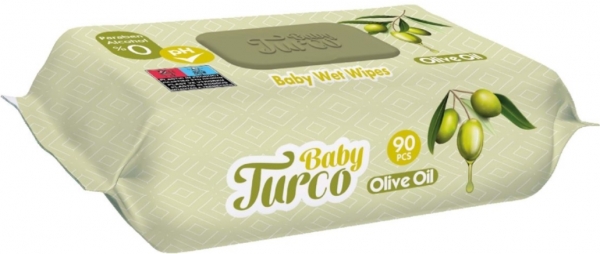 Baby Turco Zeytinyağlı Islak Mendil