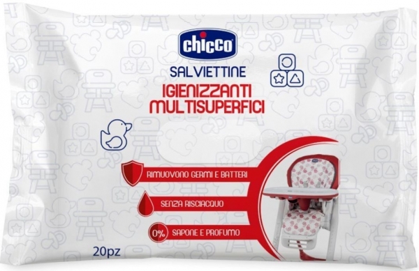Chicco Çok Amaçlı Yüzey Temizleme Mendili