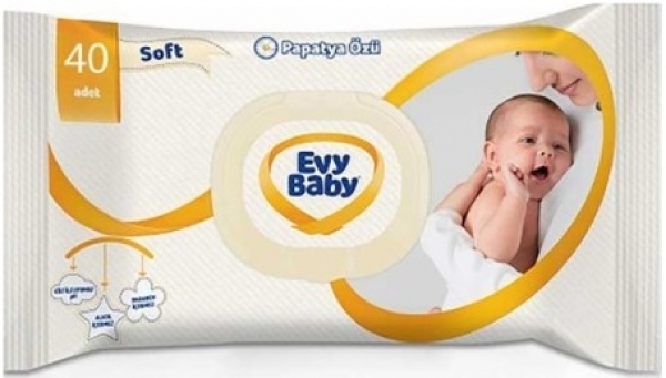 Evy Baby Soft Islak Havlu (40 Yaprak)