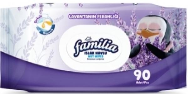 Familia Lavantanın Ferahlığı Islak Havlu