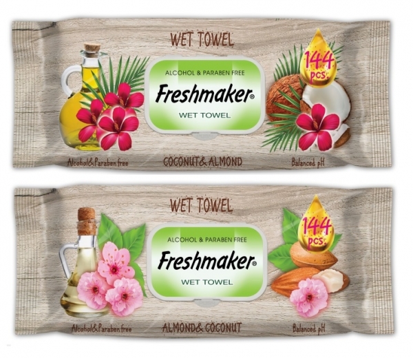 Freshmaker Bademli ve Hindistan Cevizli Islak Mendil