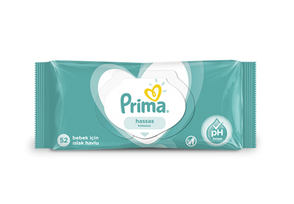 Prima Hassas Kokusuz Islak Havlu