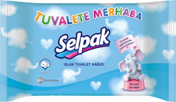 Selpak Tuvalete Merhaba Islak Tuvalet Kağıdı
