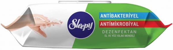 Sleepy Antibakteriyel Dezenfektan Islak Havlu