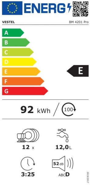 Vestel BM-4201 Pro Bulaşık Makinesi
