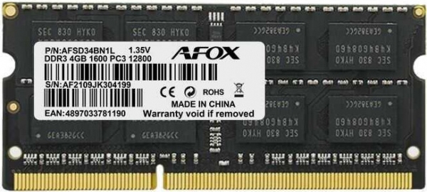Afox AFSD34BN1L 4 GB 1600 MT