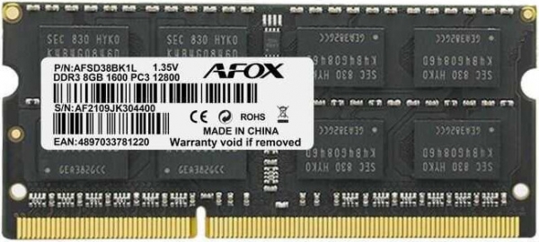 Afox AFSD38BK1L 8 GB 1600 MT