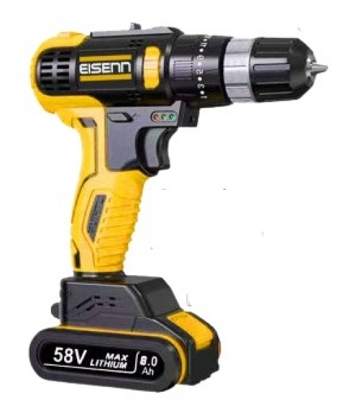 Eisenn BL 58V 8 Ah Akülü Matkap (Sarı)