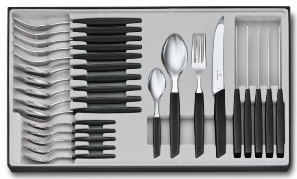 Victorinox 6.9093.11W.24 Swiss Modern 24 Parça Çatal Kaşık Bıçak Takımı