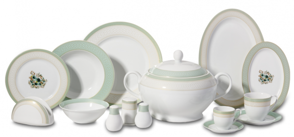 Korkmaz Super White A8045 86 Parça Yemek Takımı