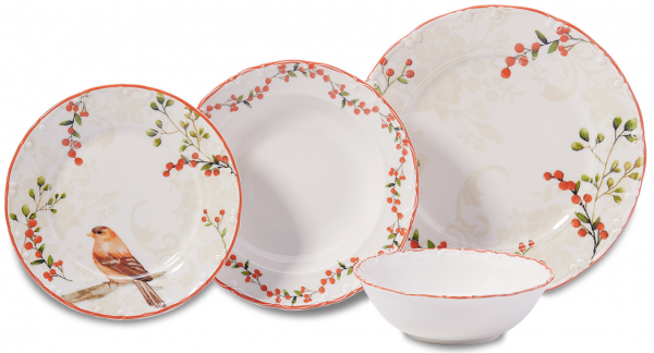 Korkmaz Siesta Collection A8784 24 Parça Yemek Takımı