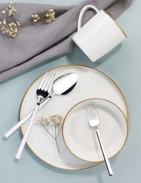 Korkmaz Talia Gold Coll A8848 12 Parça Yemek Takımı