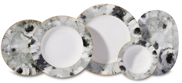Korkmaz Vanessa Collection A8871 55 Parça Yemek Takımı