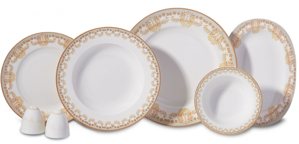 Korkmaz Venassa Collection A8870 55 Parça Yemek Takımı