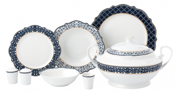 Korkmaz Eliza Collection A8245 60 Parça Yemek Takımı