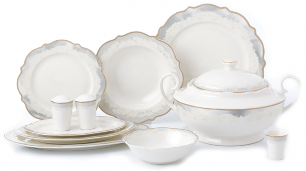 Korkmaz Eliza Collection A8244 60 Parça Yemek Takımı