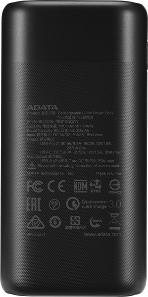 Adata AP10000QCD 10000 mAh Powerbank