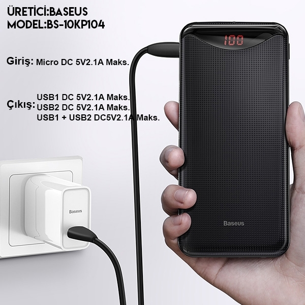 Baseus Gentleman 10000 mAh Powerbank