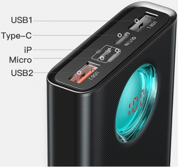 Baseus Amblight 18W 20000 mAh Powerbank
