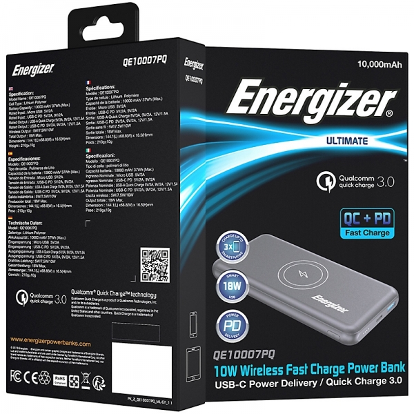 Energizer QE10007PQ 10000 mAh Powerbank