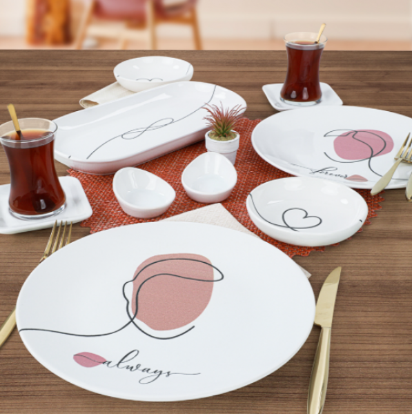 Keramika Forever & Always 11 Parça Kahvaltı Takımı