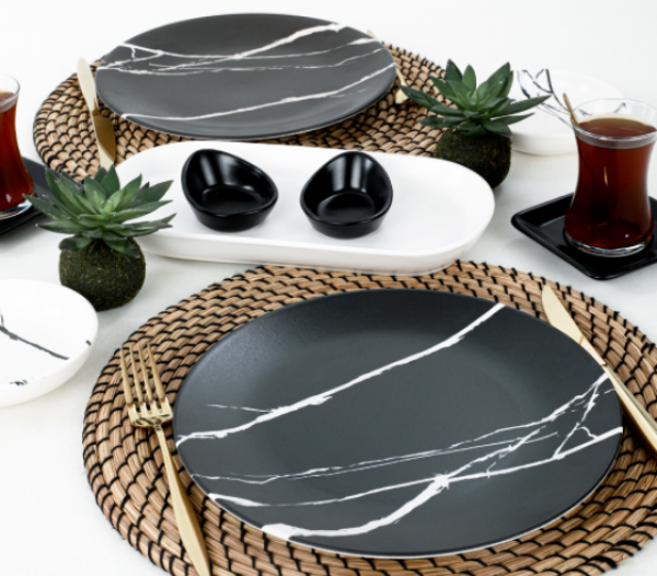 Keramika Mermer 17950 11 Parça Kahvaltı Takımı (11 Parça)