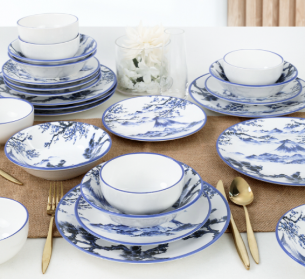 Keramika Blue Mountains 24 Parça Yemek Takımı (24 Parça)
