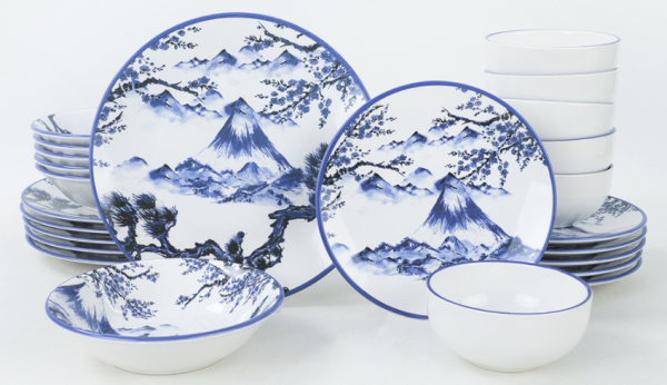 Keramika Blue Mountains 24 Parça Yemek Takımı (24 Parça)