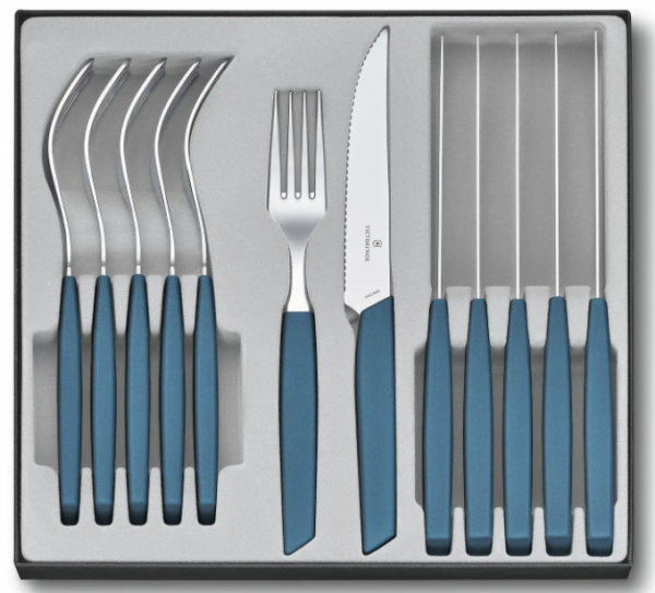 Victorinox 6.9096.12W2.12 Swiss Modern 12 Parça Çatal Kaşık Bıçak Takımı