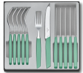 Victorinox 6.9096.11W41.12 Swiss Modern 12 Parça resim