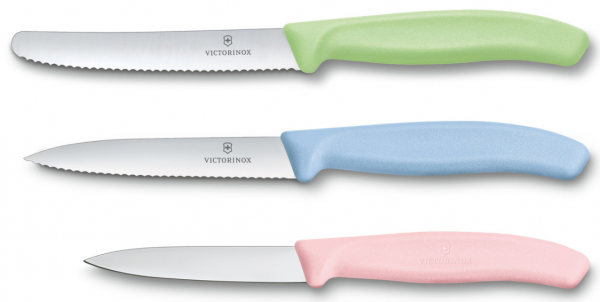 Victorinox 6.7116.34L3 Swiss Classic Trend Colors Soyma Bıçak Seti 3 Parça