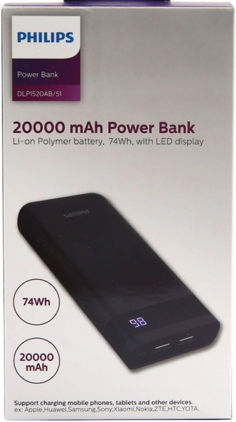 Philips DLP1520AB/51 20000 mAh Powerbank