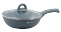 Wonderchef Granit Kapaklı Wok Tava 24 cm resim