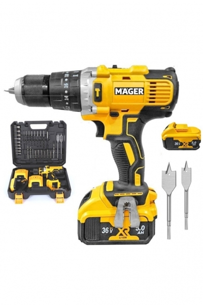 Mager MGR103630 Akülü Matkap (Sarı)