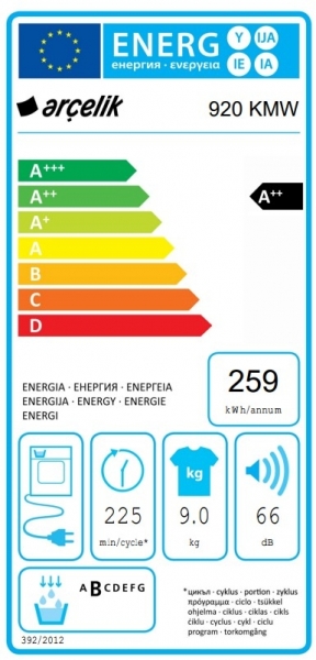Arçelik 920 KMW Isı Pompalı Kurutma Makinesi