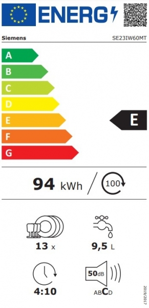 Siemens SE23IW60MT Bulaşık Makinesi