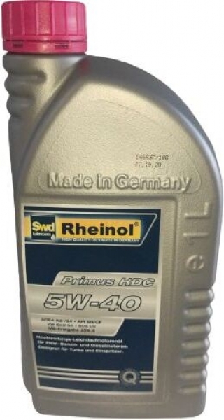 Swd Rheinol Primus HDC 5W-40 Motor Yağı (1 litre)