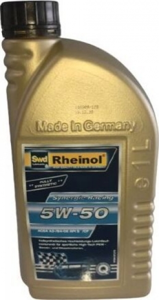 Swd Rheinol Synergie Racing 5W-50 Motor Yağı (1 litre)