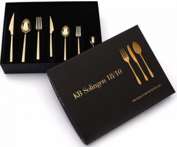 Solingen Löwe Gold 84 Parça Çatal Kaşık Bıçak Takımı