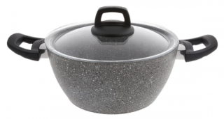 Emsan Nero Grey 7 Parça Granit Tencere ve Tava Seti