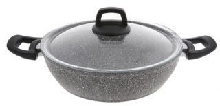 Emsan Nero Grey 7 Parça Granit Tencere ve Tava Seti