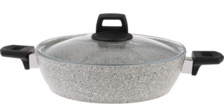 Emsan Premium 3 Parça Granit Grey Tencere ve Tava Seti