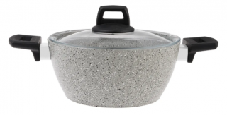 Emsan Rich Light Grey 9 Parça Granit Tencere ve Tava Seti