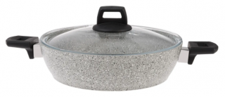 Emsan Rich Light Grey 9 Parça Granit Tencere ve Tava Seti