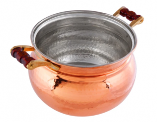 Karaca Nish Copper New Tombik Bakır Tencere 21 cm